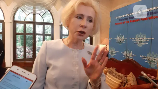 Duta Besar Rusia untuk Indonesia, Lyudmila Vorobieva. Dok: Tommy Kurnia/Liputan6.com