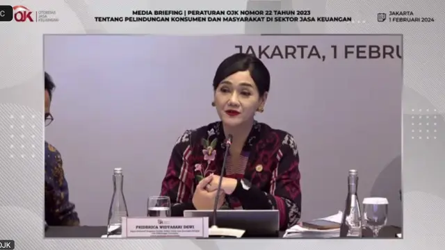 Kepala Eksekutif Pengawas Perilaku Usaha Jasa Keuangan, Edukasi, dan Perlindungan Konsumen OJK, Friderica Widyasari Dewi