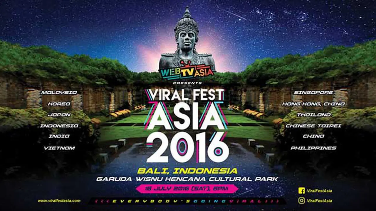 Menpar Arief Yahya Ramaikan Viral Fest Asia 2016