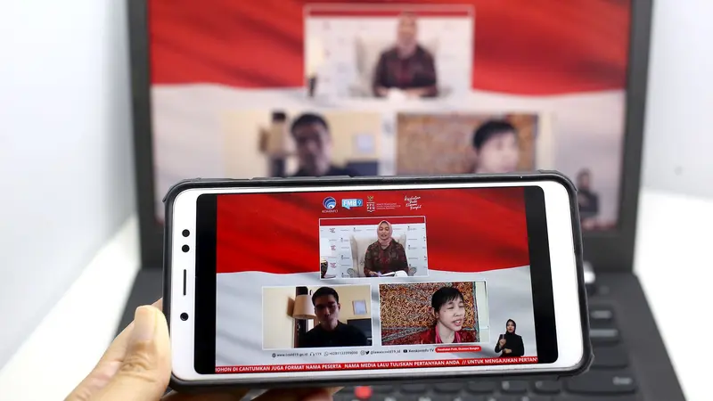 Dialog Produktif bertema ‘Vaksin: Harapan Kembali Produktif’ yang digelar di Media Center Komite Penanganan COVID-19 dan Pemulihan Ekonomi Nasional (KPCPEN), Rabu (2/12/2020). (Foto: Kominfo)