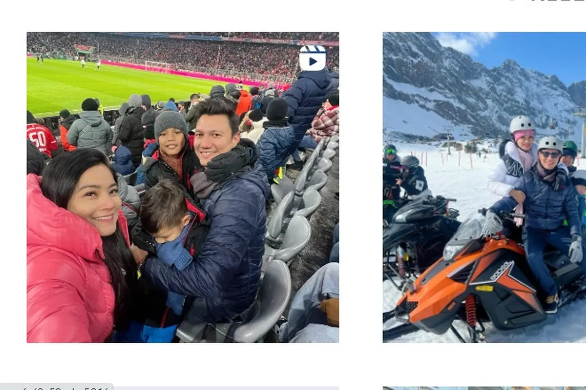 Momen liburan Christian Sugiono dan Titi Kamal di Jerman-Swiss (Foto: Instagram titi_kamall)