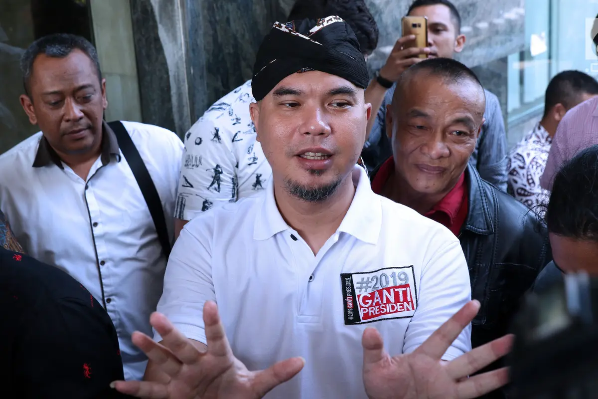 Ahmad Dhani Lapor ke Bareskrim Mabes Polri