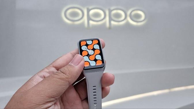 <p>Tampilan Oppo Band 2 yang baru saja diungkap di Indonesia. (Liputan6.com/Agustinus M. Damar)</p>