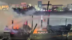 Kebakaran 3 Kapal di Muara Baru, Petugas Berjibaku Padamkan Api