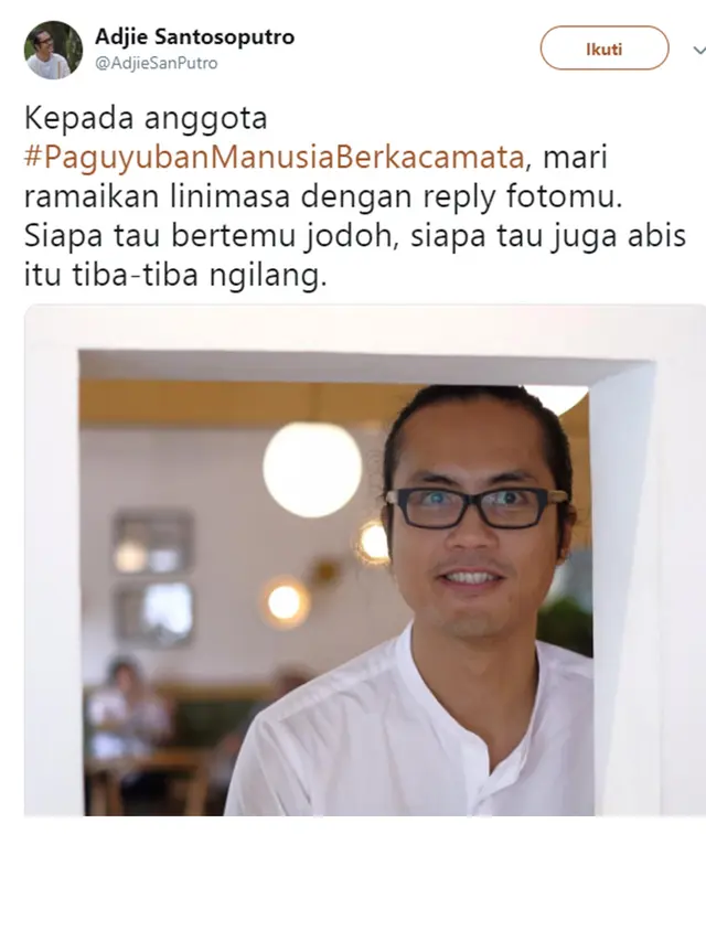 #PaguyubanManusiaBerkacamata