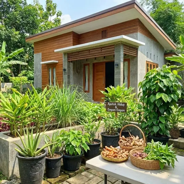 Taman Empon-Empon dan Apotek Hidup yang Produktif