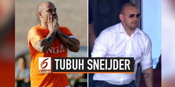VIDEO: Baru Pensiun, Postur Tubuh Wesley Sneijder Membengkak