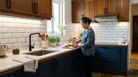 18 Cara Membuat Dapur Lama Terlihat Modern Tanpa Mengganti Kitchen Set, Modern dan Kekinian