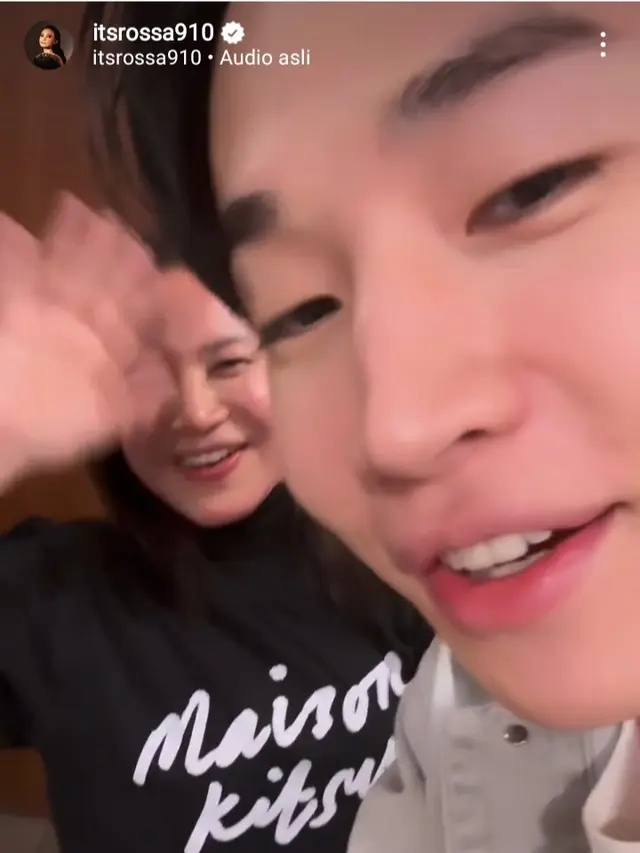 Rossa jumpa Henry Lau di Korea (Foto Instagram itsrossa910)