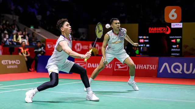 Foto: Sempat Kesulitan, Fajar/Rian Akhirnya Berhasil Jinakkan Wakil Denmark di Indonesia Masters 2025