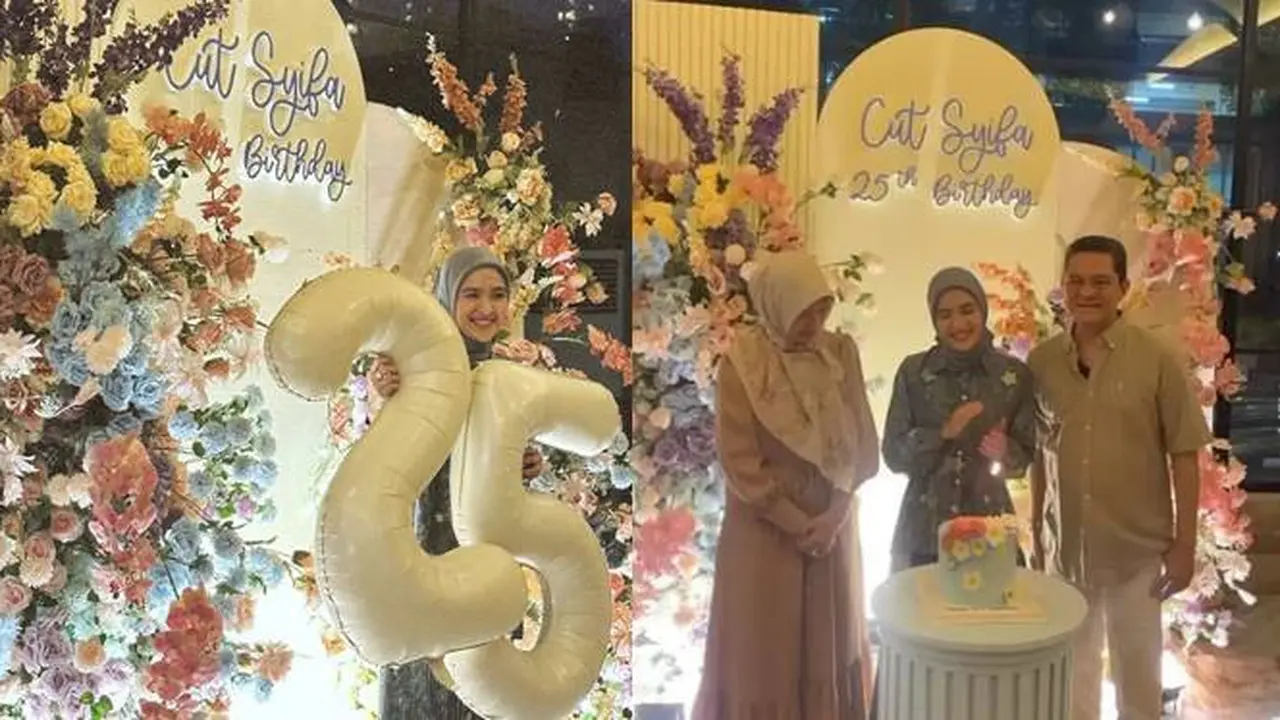 Dapat Kejutan, Ini 7 Momen Ulang Tahun Cut Syifa ke 25 yang Meriah
