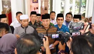 Pj Gubernur Sulsel Bahtiar Baharuddin (Liputan6.com/Fauzan)