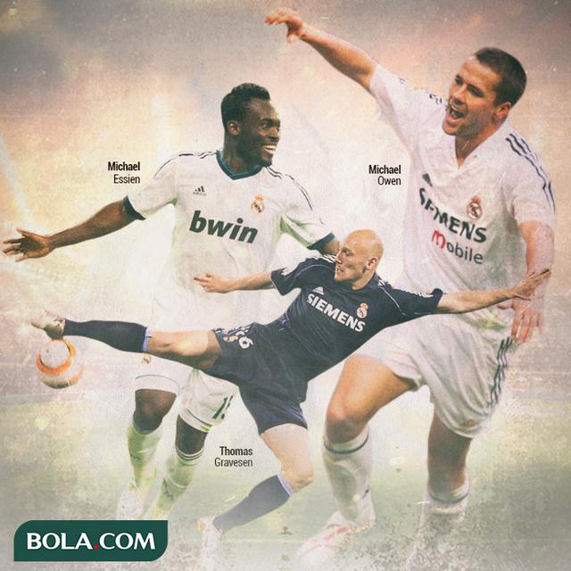 Real Madrid - Michael Essien, Thomas Gravesen, Michael Owen