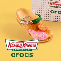 Krispy Kreme® dan Crocs™ berkolaborasi menghadirkan Crocs Classic Clog edisi terbatas bertema donat yang manis, playful, dan penuh gaya.