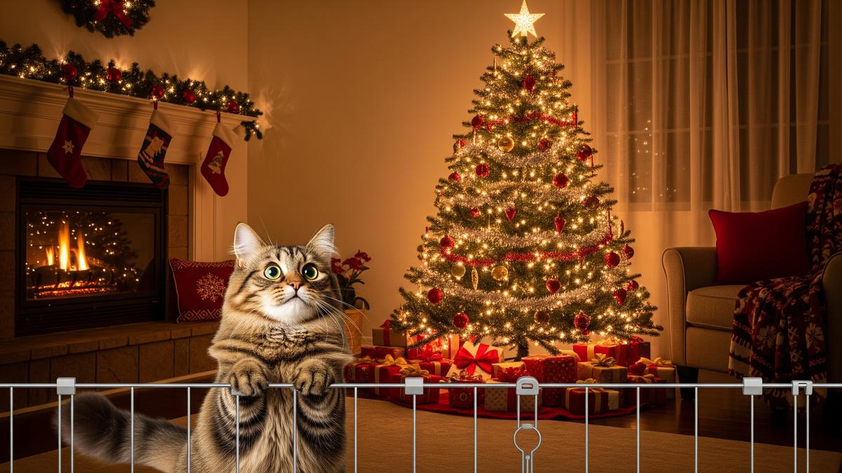 7 Cara Aman Jauhkan Kucing dari Pohon Natal, Tips Efektif Menurut Para Ahli