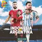 Timnas Indonesia vs Timnas Argentina - Jordi Amat vs Lionel Messi (Bola.com/Decika Fatmawaty)