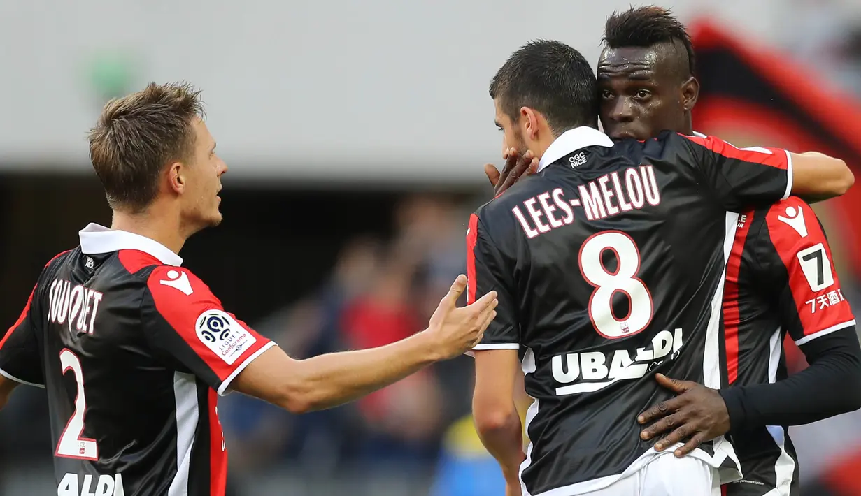 7. Mario Balotelli (Nice) - 6 Gol (3 penalti). (AFP/Valery Hache)