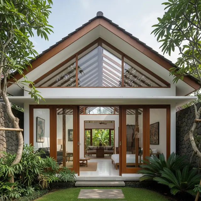 9 Desain Rumah Natural Modern dengan Ventilasi Besar dan Pencahayaan Alami, Hunian Sehat