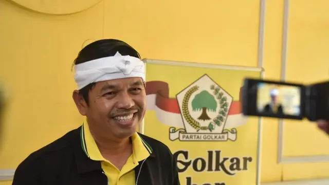 Ketua DPD Golkar Jawa Barat Dedi Mulyadi. (Liputan6.com/Abramena)