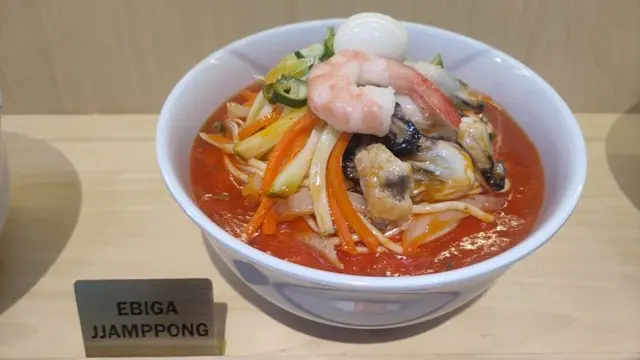 Grand Opening Restoran Khas Korea, Ebiga Jjamppong di Jakarta Barat, Rabu, 6 Maret 2024.  (Liputan6.com/Henry)