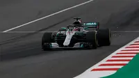 Lewis Hamilton jadi yang tercepat pada latihan bebas ketiga GP Spanyol. (doc. F1)