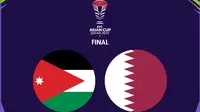 Final Piala Asia - Yordania Vs Qatar (Bola.com/Adreanus Titus)