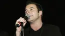Dari kelima mantan personel Westlife, hanya Shane Filan yang rajin datang ke Indonesia untuk menggelar konser solo. (AFP Photo)