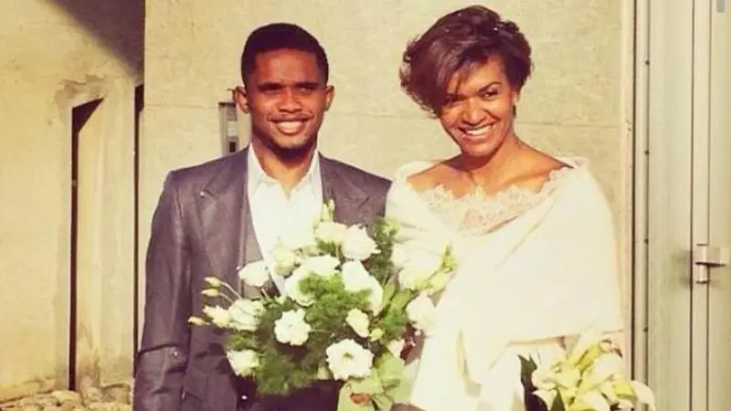 Pernikahan Samuel Eto'o dengan Georgette Tra Lou.