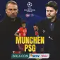 Liga Champions - Bayern Munchen Vs PSG - Head to Head (Bola.com/Adreanus Titus)