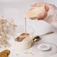 Terjebak pandemi menghadirkan ide bisnis pudding cup unik dengan saus bervariasi dari Puddy Bar. (instagram/puddybar)
