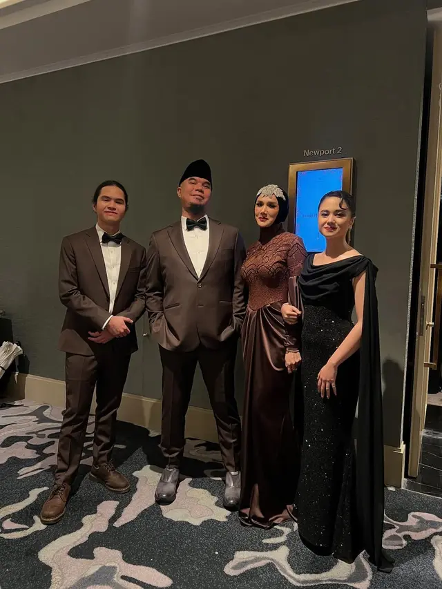 10 Potret Tamu Artis di Intimate Dinner Al Ghazali–Alyssa, Berbusana Hitam Elegan