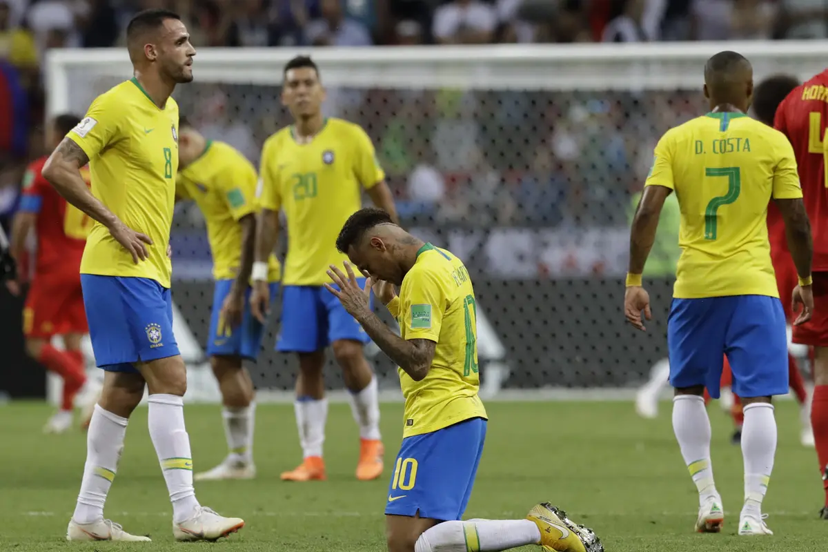 FOTO: Kalahkan Brasil, Belgia Tantang Prancis di Semifinal