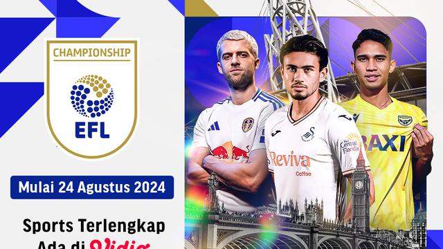 Live Streaming EFL Championship 2024/25 di Vidio