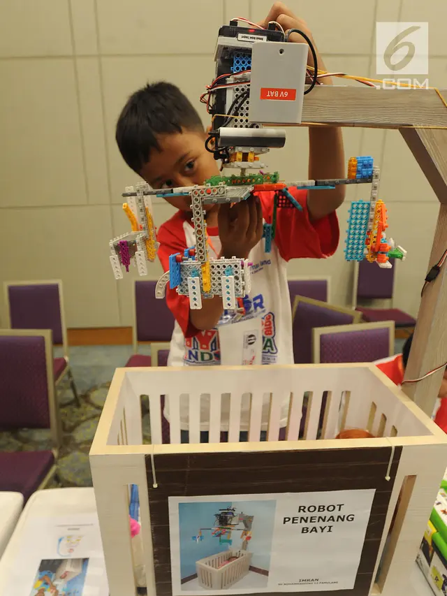 Antusiasme Murid Sekolah Ikuti Kompetisi Robot Nasional