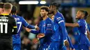 Kemenangan ini mengantar Chelsea melaju ke putaran keempat atau babak 16 besar Carabao Cup 2024/2025. (AP Photo/Kirsty Wigglesworth)