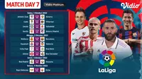 Link Live Streaming La Liga Spanyol 2022/23 Matchweek 7 di Vidio : Ada Big Match Sevilla Vs Atletico Madrid