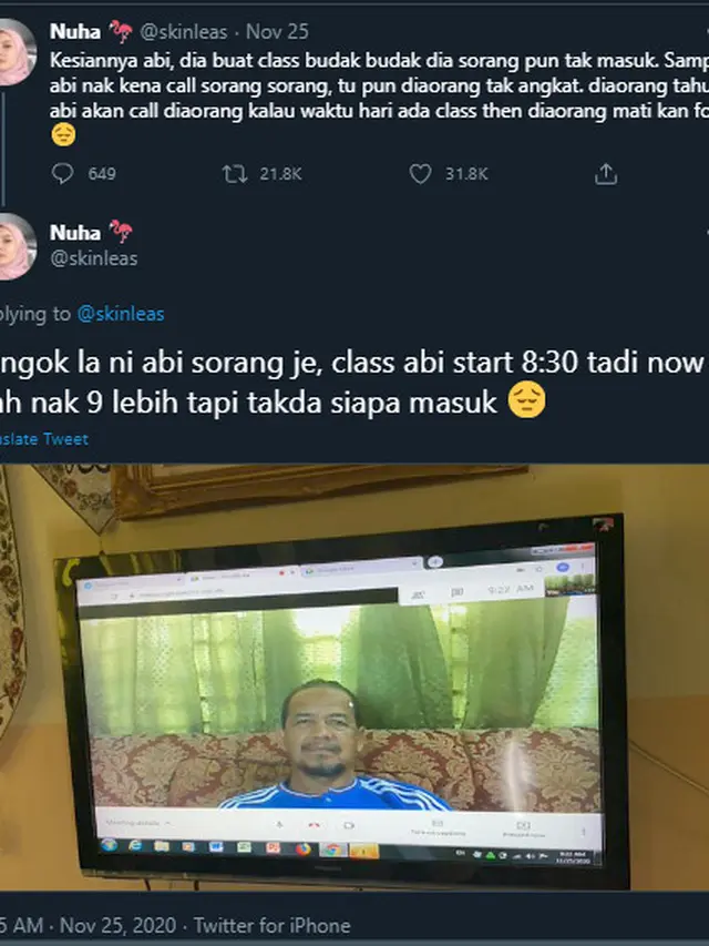 Sampai Ditelpon Satu Per Satu, Kisah Guru di Kelas Online Tak Dihadiri Murid Ini Bikin Haru