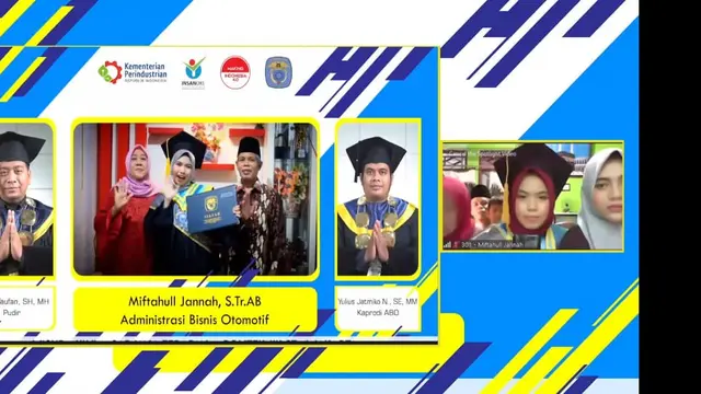 Wisuda online Politeknik STMI Jakarta