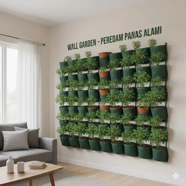 Kebun Dinding (Wall Garden) (Gemini AI)