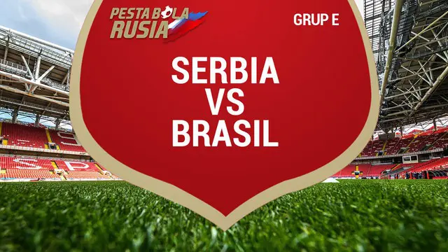 VIDEO: Taklukkan Serbia, Brasil Juara Grup E Piala Dunia 2018