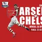 Arsenal vs Chelsea (Liputan6.com/Sangaji)