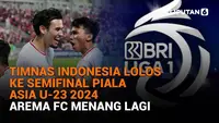 Mulai dari Timnas Indonesia lolos ke semifinal Piala Asia U-23 2024 hingga Arema FC menang lagi, berikut sejumlah berita menarik News Flash Sport Liputan6.com.