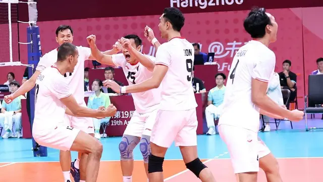 Timnas voli putra Indonesia - Asian Games 2023 - Bola Voli - Voli