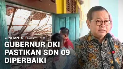Akibat tulang bangunan termakan usia, gedung SDN Kebayoran Lama Selatan 09, Jakarta Selatan, ambruk. Gubernur DKI Jakarta Pramono Anung memastikan perbaikan segera dilakukan.