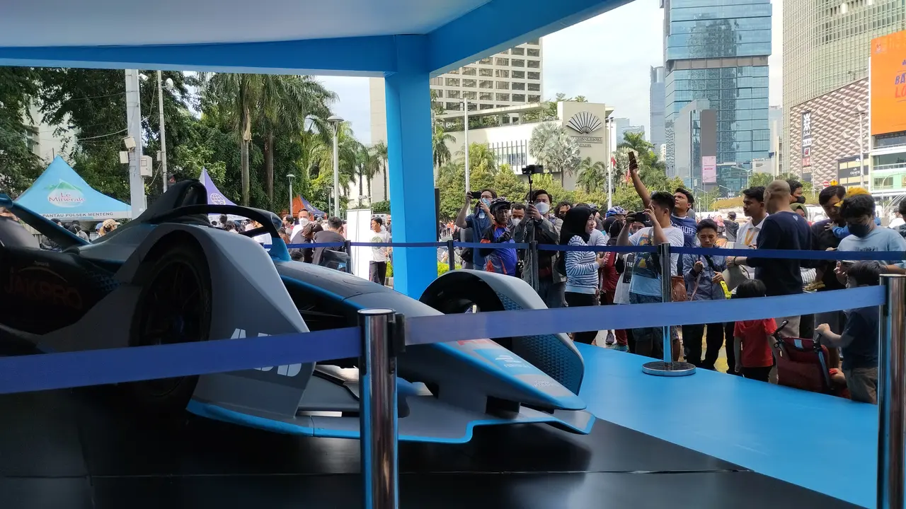 Replika mobil Formula e