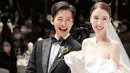 <p>Foto pernikahan Jin Ah Reum - Namgoong Min. (Foto: Instagram/ jin_areum)</p>