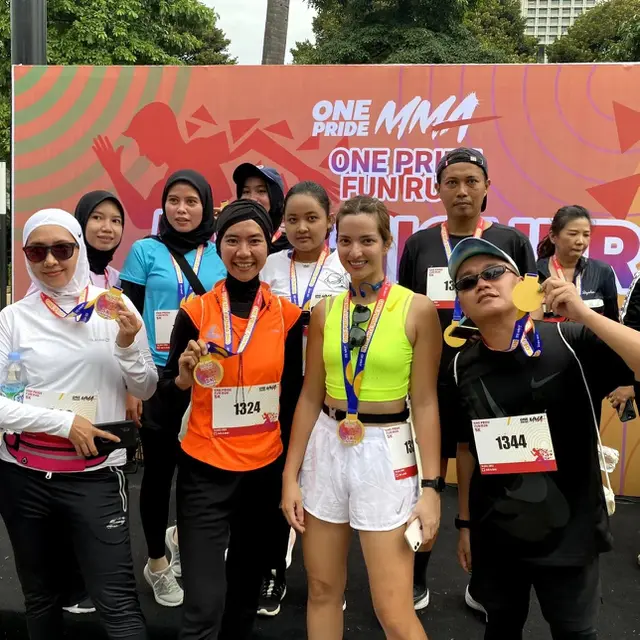 Seru Ikut Lomba, Ini 7 Potret Nia Ramadhani Tekuni Olahraga Lari