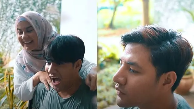 6 Momen Irish Bella Ngidam Potong Rambut Suami, Penampilan Ammar Zoni Curi Perhatian