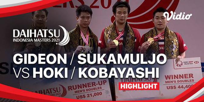 VIDEO: Highlights Indonesia Masters 2021, Kevin Sanjaya / Marcus Gideon Takluk dari Wakil Jepang di Final