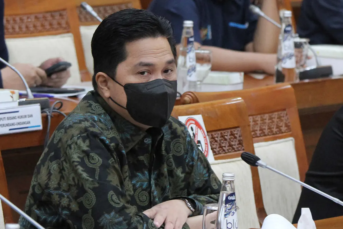 FOTO: Erick Thohir Bahas Progres Penanganan Masalah Garuda Indonesia Bersama DPR